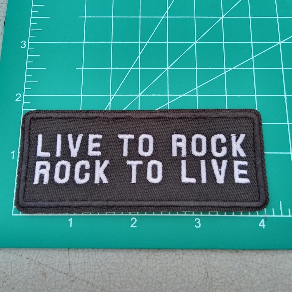 210 Live To Rock Patch